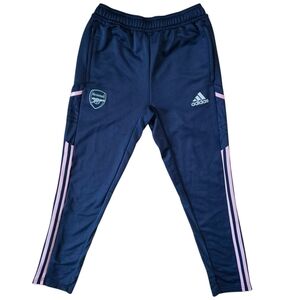 Adidas Arsenal Training Pants Youth Size Large Navy Pink Stripes 2022/23